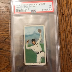 George McQuillan T206 Graded PSA 1.5 Emitido entre 1909 y 1911 (como se muestra en la imagen) (Edición original) (1670)