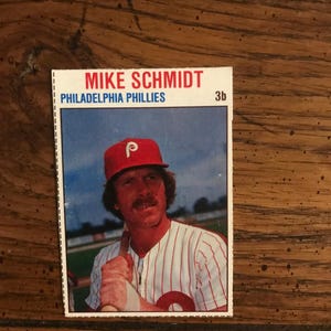 Tarjeta de béisbol de la Hostess de Mike Schmidt de 1979 (edición original) (como se muestra) (5911)
