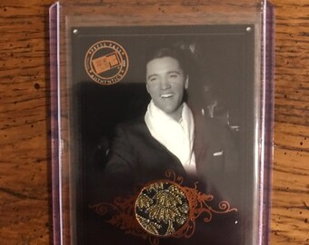 Elvis Presley Game Worn Fabric Swatch  Card  Donruss Press Pass (03450)