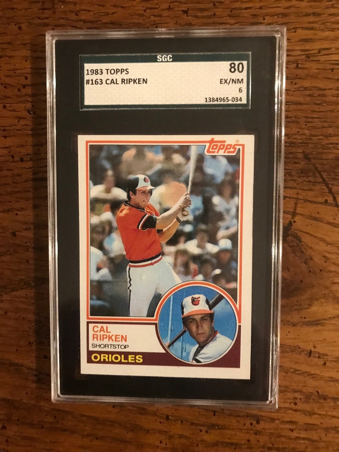 Cal Ripken 1983 Topps Baseball Card SGC 80 (original Issue) (as ...