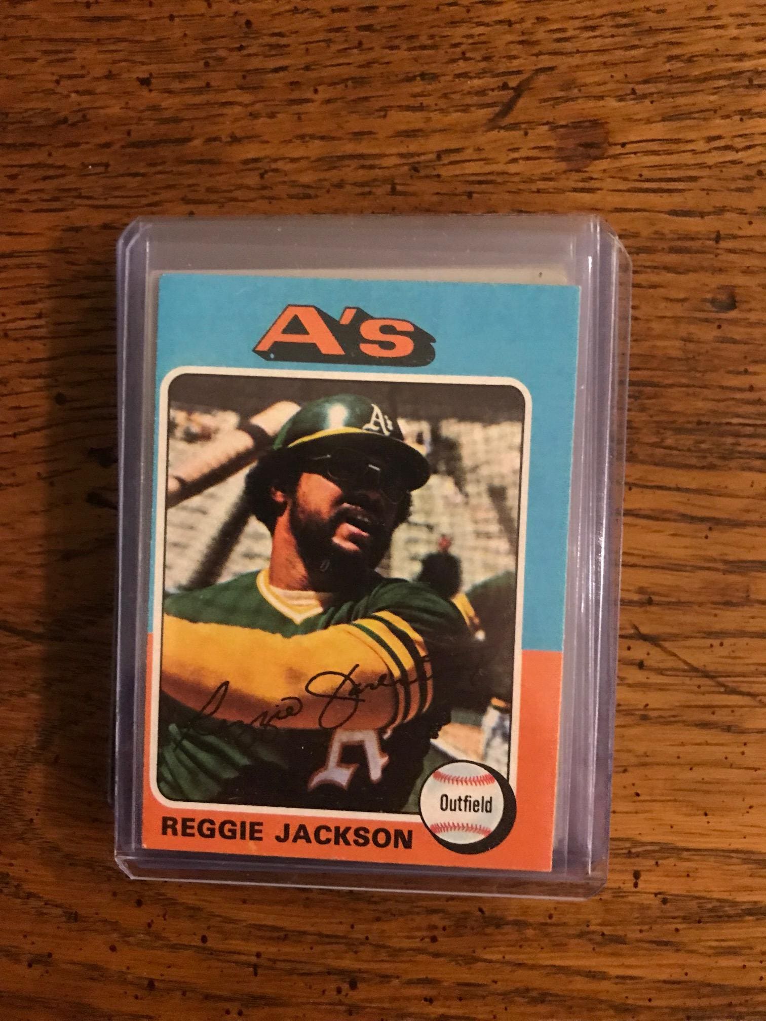 Reggie Jackson 1975 Topps Baseball Card (original Issue) (as 