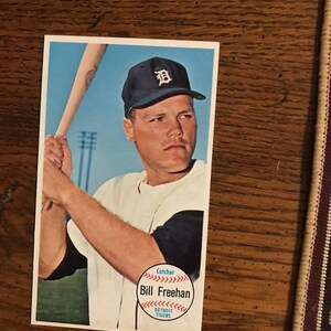 Bill Freehan Große Riesengröße 1964 Topps Baseballkarte (Originalausgabe) (wie abgebildet) (Big)
