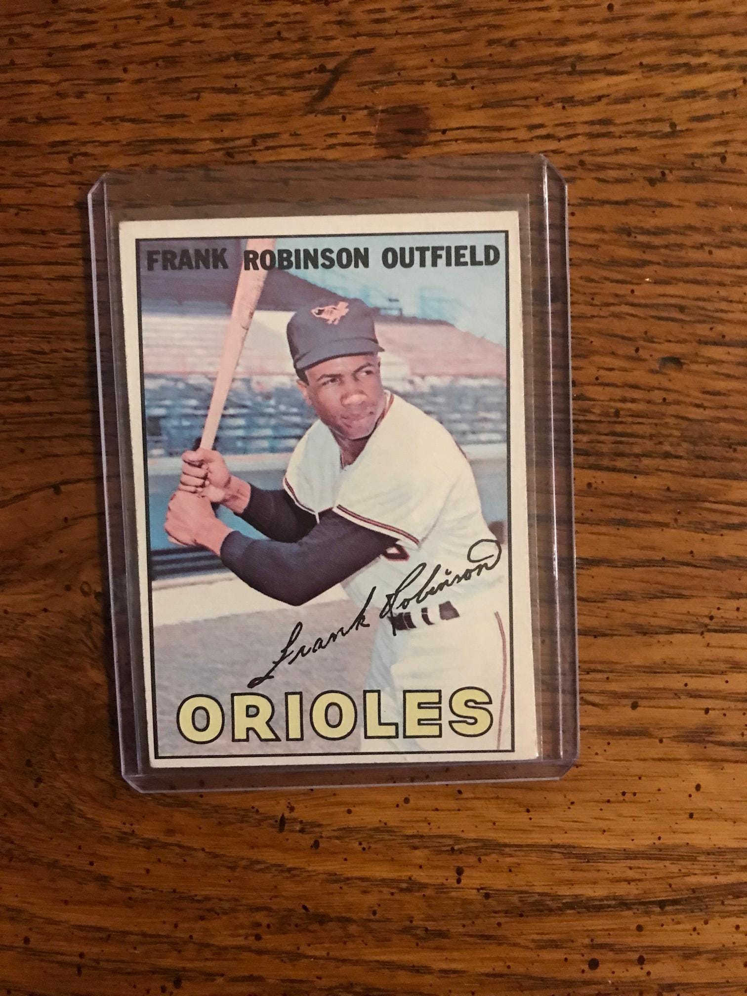 フランク・ロビンソン 1967 Topps ベースボールカード (写真の通り