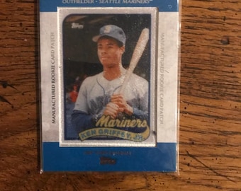 Pamiątkowa karta baseballowa Ken Griffey Jr. Topps (jak na zdjęciu) (oryginalne wydanie) (5366)