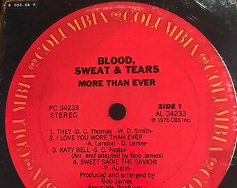 Blood, Sweat & Tears LP More Than Ever free shipping in the USA (B005)