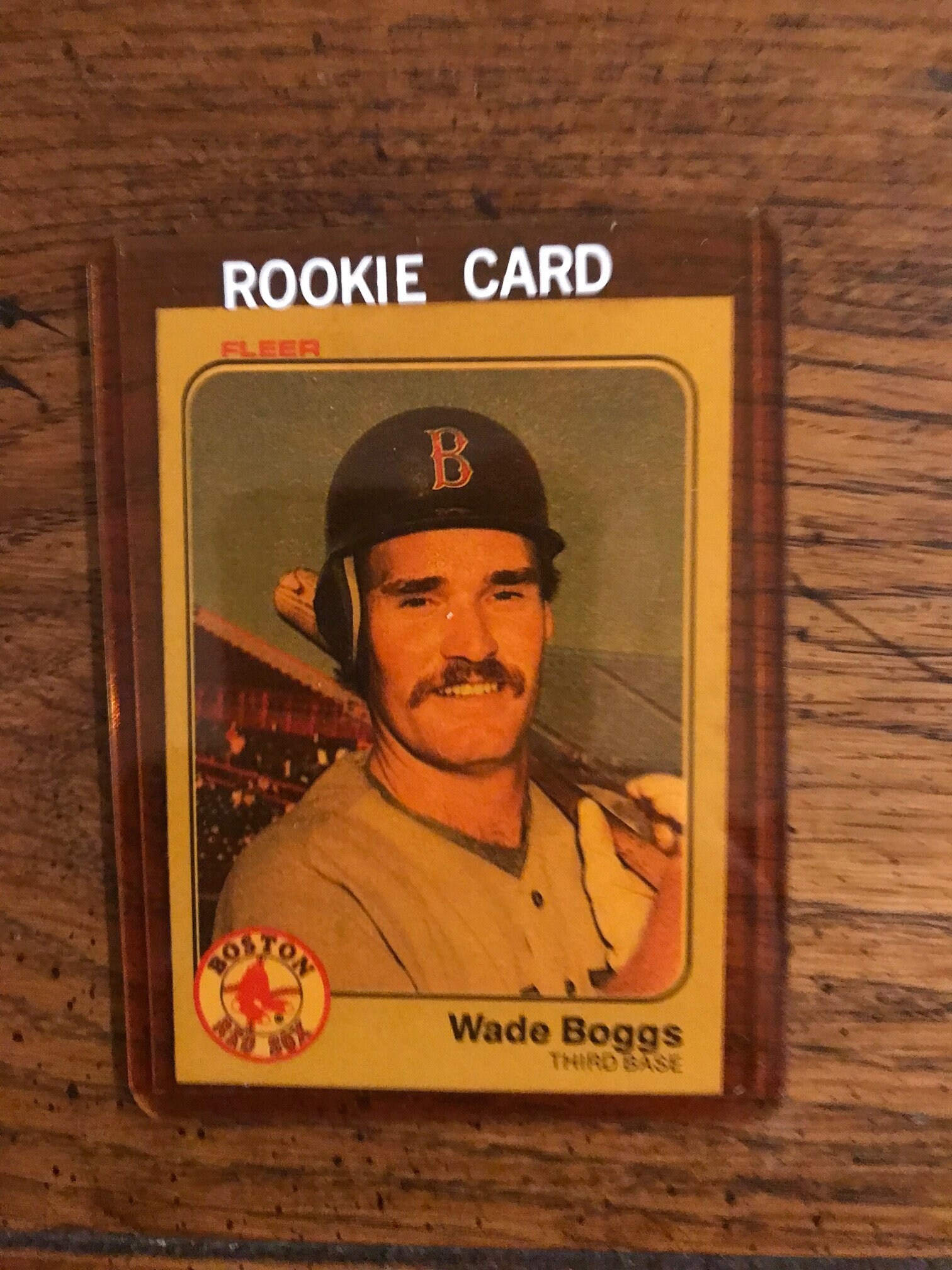 ルーキーズ Wade Boggs Rookie 1983 Fleer Baseball Card (original Issue) (as