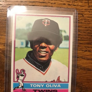 Tony Oliva 1976 Topps Baseball Card (come nella foto) (edizione originale) (01565)
