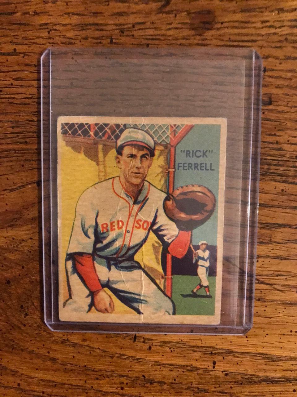 Rick Farrell 1935 Diamond King Baseball Card (As Pictured)   (Original Issue)  (05129)