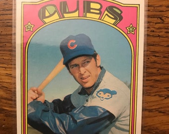 Ron Santo 1972 Topps Baseball Card (Original Issue) (As Pictured)  (1614}