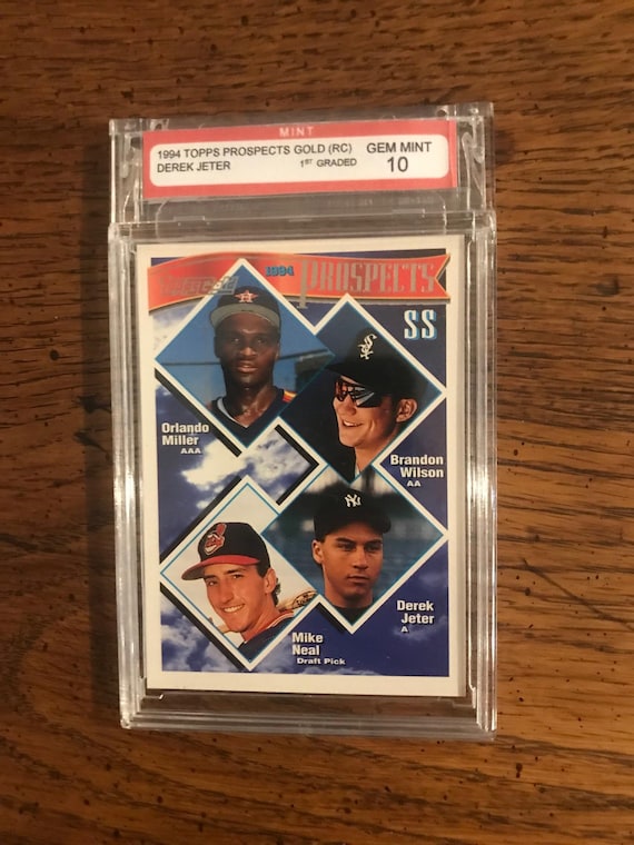 graded derek jeter rookie card Amazon.com: Derek Jeter Rookie Card – 1993 Topps #98 PSA 9 (Cert  #41538850), Authenticated Collector Trading Card : Collectibles & Fine Art