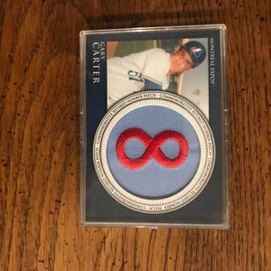 Carta da baseball con toppa con numero di maglia di Gary Carter (come nella foto) (edizione originale) (2733)