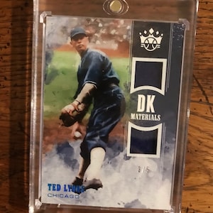 Carte de baseball à double écusson Ted Lyons DK Materials (comme sur la photo) (édition originale) (4065)