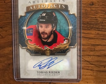 Tobias Rieder Autograph Upper Deck Artifacts Hockey Card  (Original Issue)  (4258)