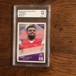 Ezekiel Elliott classificado como 10 (conforme ilustrado) (edição original) (5432)