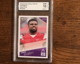 Ezekiel Elliott Graded 10 (as Pictured) (original Issue) (5432)