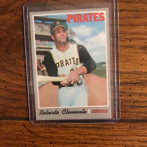 Tarjeta de béisbol Topps de Roberto Clemente de 1970 (edición original) (como se muestra) (5906)
