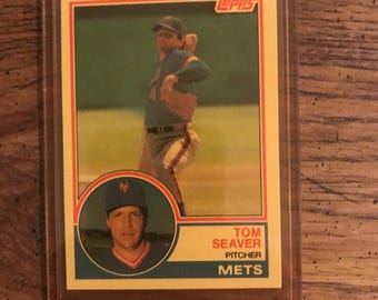 Tom Seaver 1983 Topps Traded Baseball Card (Original Issue) (As Pictured) (7129)