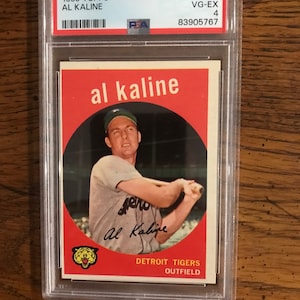 Al Kaline 1959 Topps Graded PSA 4 (como se muestra en la imagen) (Edición original) (3812)