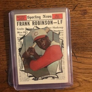 フランク・ロビンソン オールスター 1961 Topps ハイナンバー ベースボールカード (写真の通り) (オリジナル版) (2811)