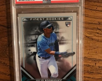 Julio Rodriguez Topps Finest Baseball Card PSA 10 (As Pictured) (Original Issue) (03953)
