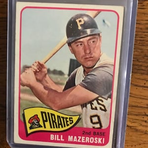 Bill Mazeroski 1965 Topps Baseball Card (Original Edition) (wie abgebildet) (4539)