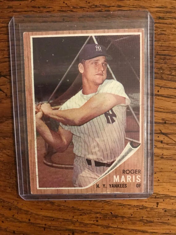 ロジャー・マリス 1962 Topps (写真の通り) (オリジナル版) (6110 