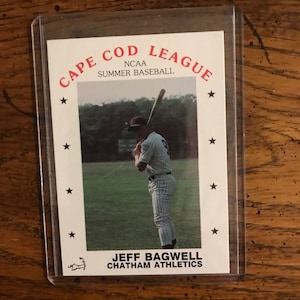 Carte de baseball de Cape Cod de la ligue mineure Jeff Bagwell 1988 (comme sur la photo) (édition originale) (3089)