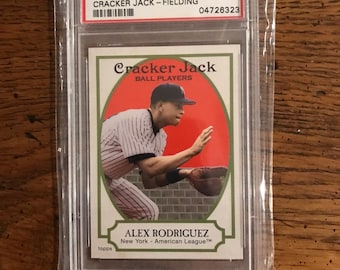 Alex Rodriguez Topps Cracker Jack Baseball Card PSA 10 (As Pictured)  (Original Issue)  (6814)