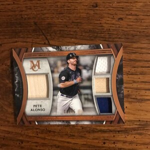 Pete Alonso Topps Primary Pieces Quad Relic (original Issue) (As Pictured) (5903)