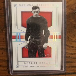 George Halas 21/25 Tesouros Nacionais (conforme foto) (edição original) (2966)