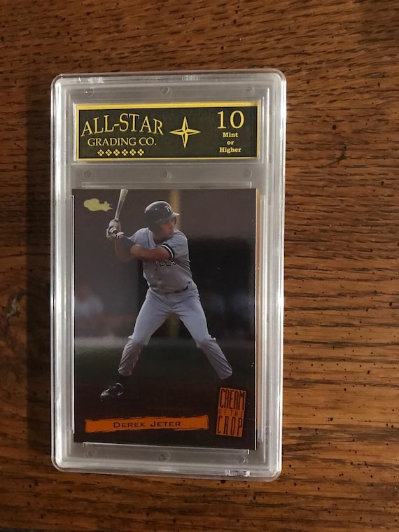 derek jeter rookie card graded – 1993 Topps #98 PSA 9 (Cert #41538850), Authenticated Collector Trading Card : Collectibles & Fine Art This item would make a great addition to any sports memorabilia collection.? 1993 Upper Deck SP Foil