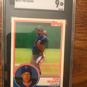 Tom Seaver 1983 Topps Traded SGC 9 (As Pictured) (Original Issue) (1952)