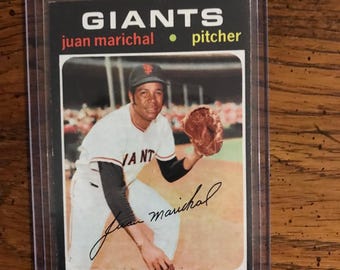 Juan Marichal 1971 Topps Baseball Card (Original Issue) (As Pictured) (6320)