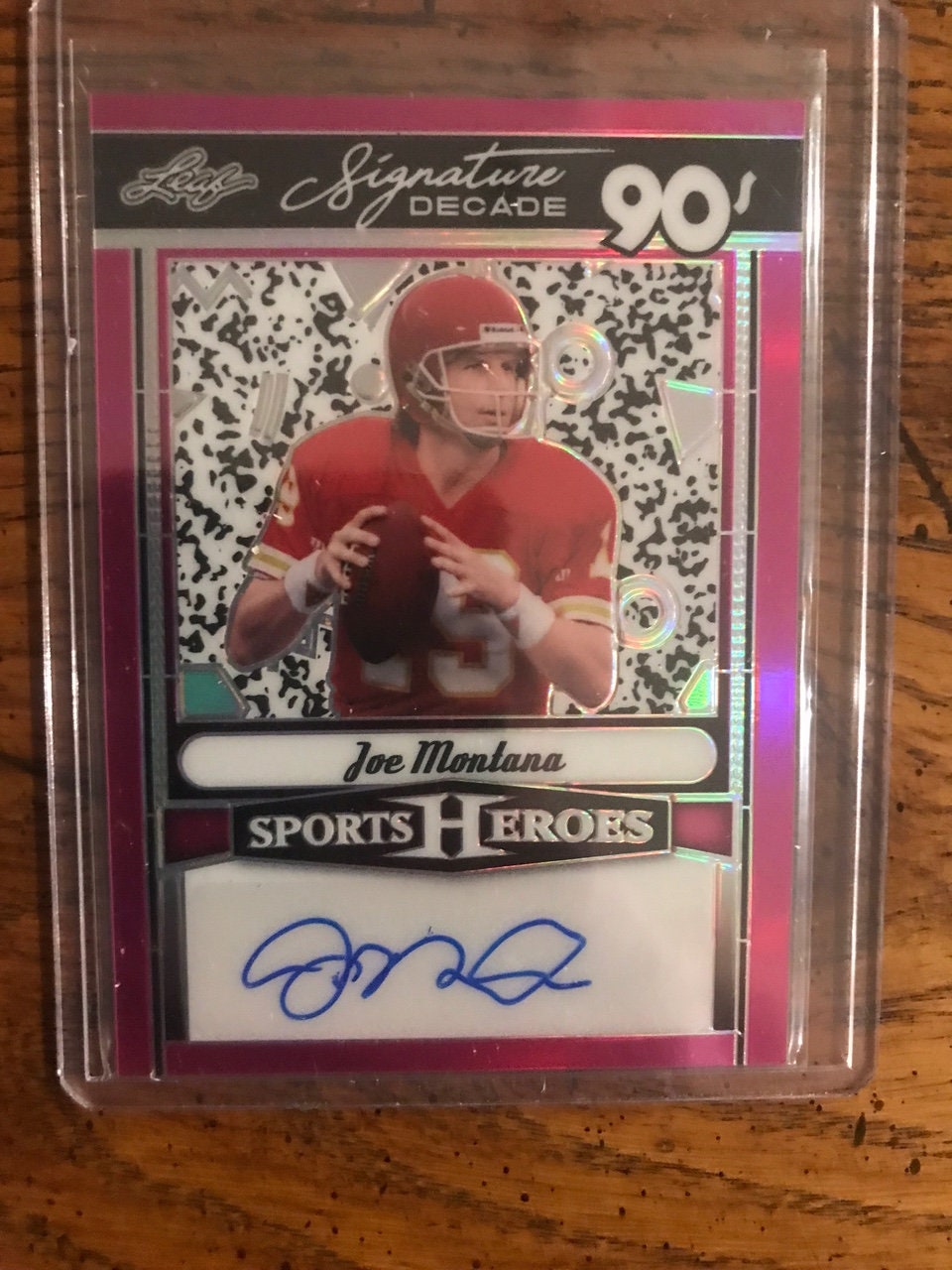 NFL ジョー・モンタナ JOE MONTANA 記念プレート　直筆サイン入り NFL ジョー・モンタナ JOE MONTANA 記念プレート 直筆サイン入り