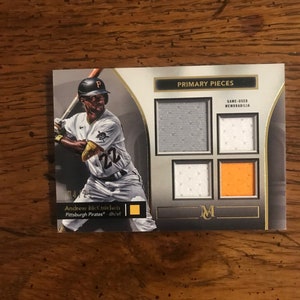 Tarjeta de béisbol de Andrew McCutchen, piezas primarias del museo Topps (edición original) (4253)
