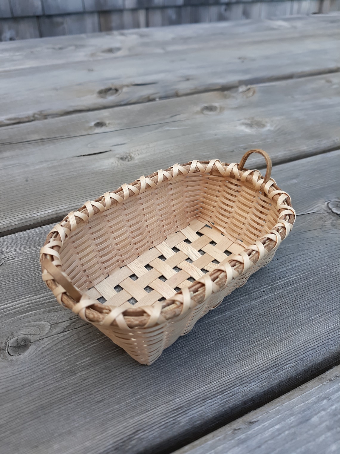 Mini black ash wash basket Etsy