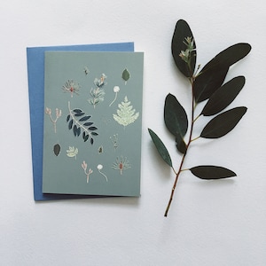 Forest Floor Card - Hiking | Rambling | Nature Walk | Leaves | Outdoors | Blank inside | Gardener | Woodland | Woods | Walking