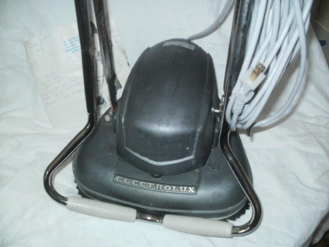 Vintage electrolux floor scrubber polisher with reservoir drip Etsy