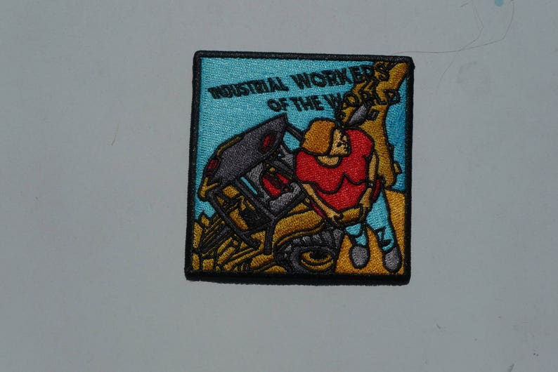 Industrial Workers of the World Patch. IWW Patchiron on or a Etsy