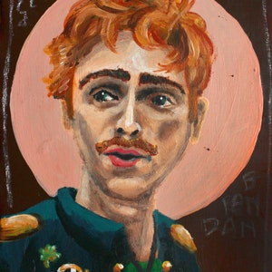St. Brendan modern icon 5&quot;x7&quot; print