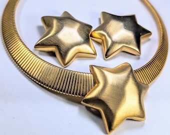 Fantastic 1980&#39;s Celestial Star Set by Les Bernard for Vogue