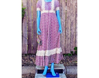 Vintage Beverly Paige Prairie Dress Size 8