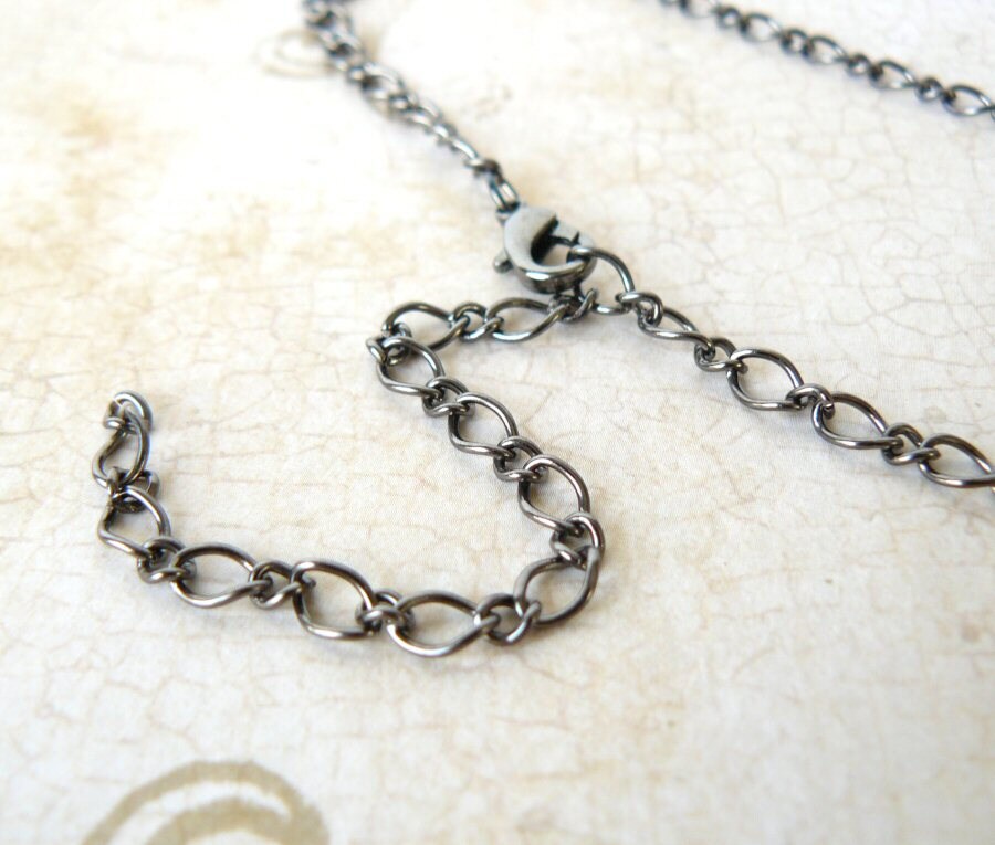 【BLACKPURPLE】TORI PEARL CHAIN NECKLACE Tahitian Pearl Necklace with 42 Handpicked Premium Natural