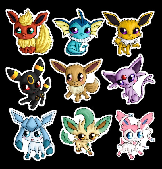 Pokemon Stickers Eevee