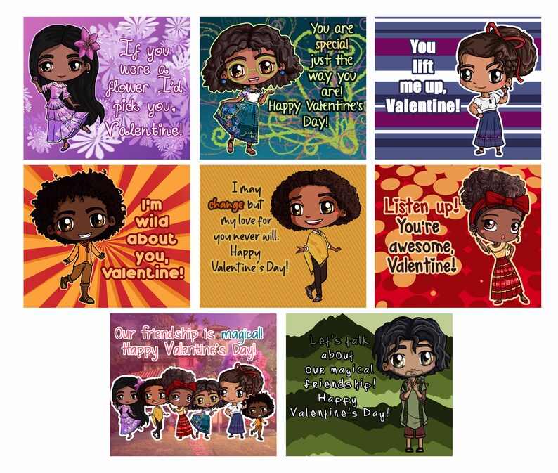 Celebrating love with valentines cards in 2021 Encanto Valentine's Day Valentine Cards Encanto - Etsy