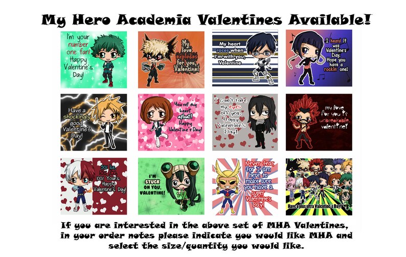 Demon Slayer Valentine Demon Slayer Valentine's Day Cards Etsy