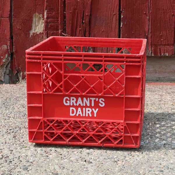 Vintage Milk Crate Etsy