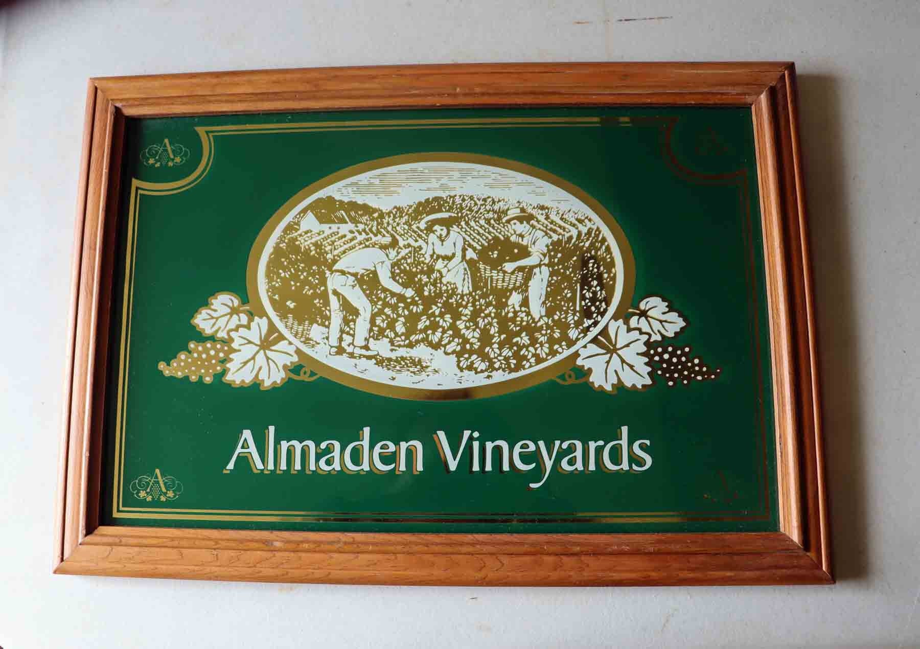 ANTIQUES ヴィンテージ パブミラー ALMADEN WINEYARDS-