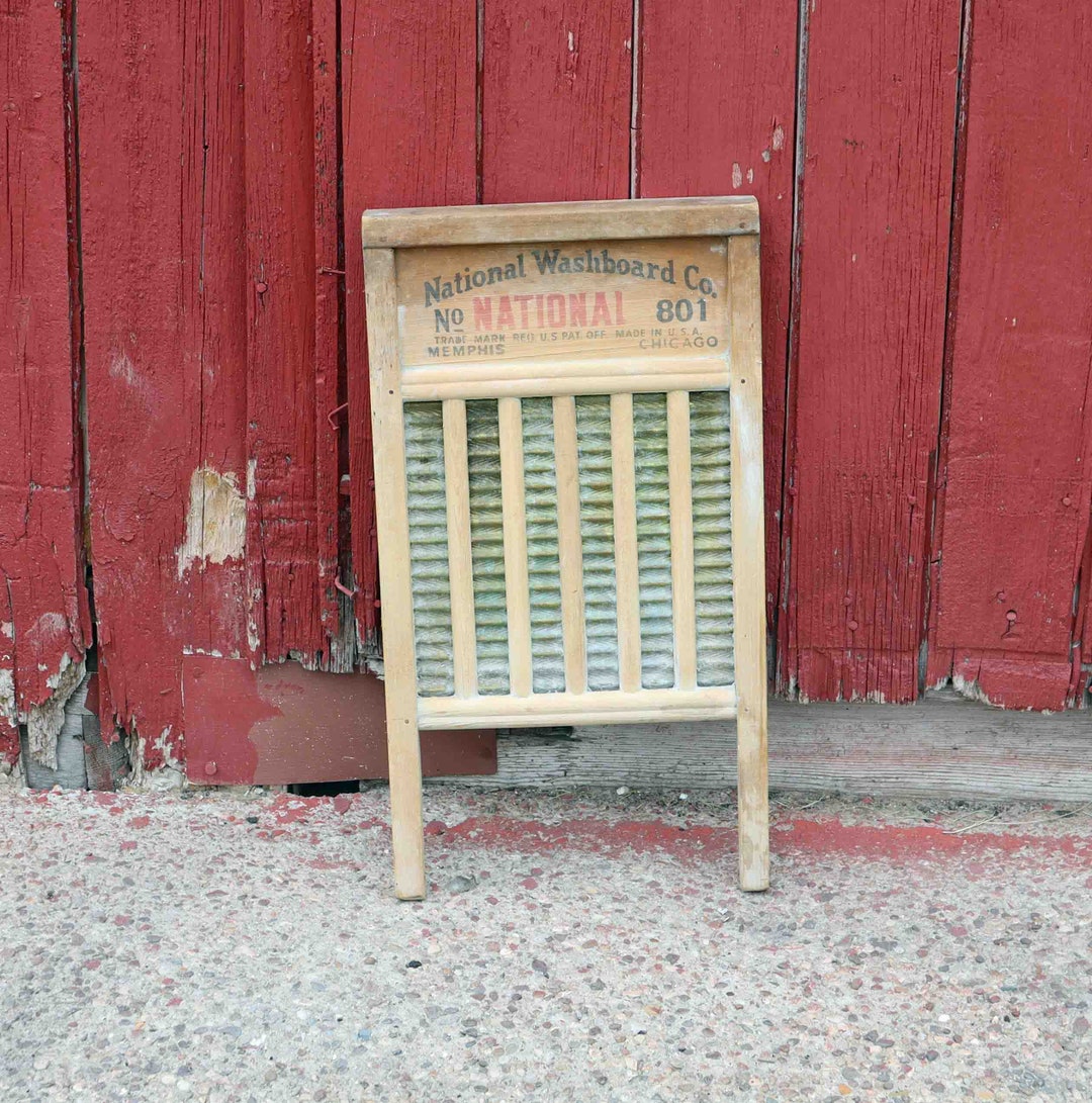Vintage National Washboard Company, No 801 , the Brass King, Top Notch
