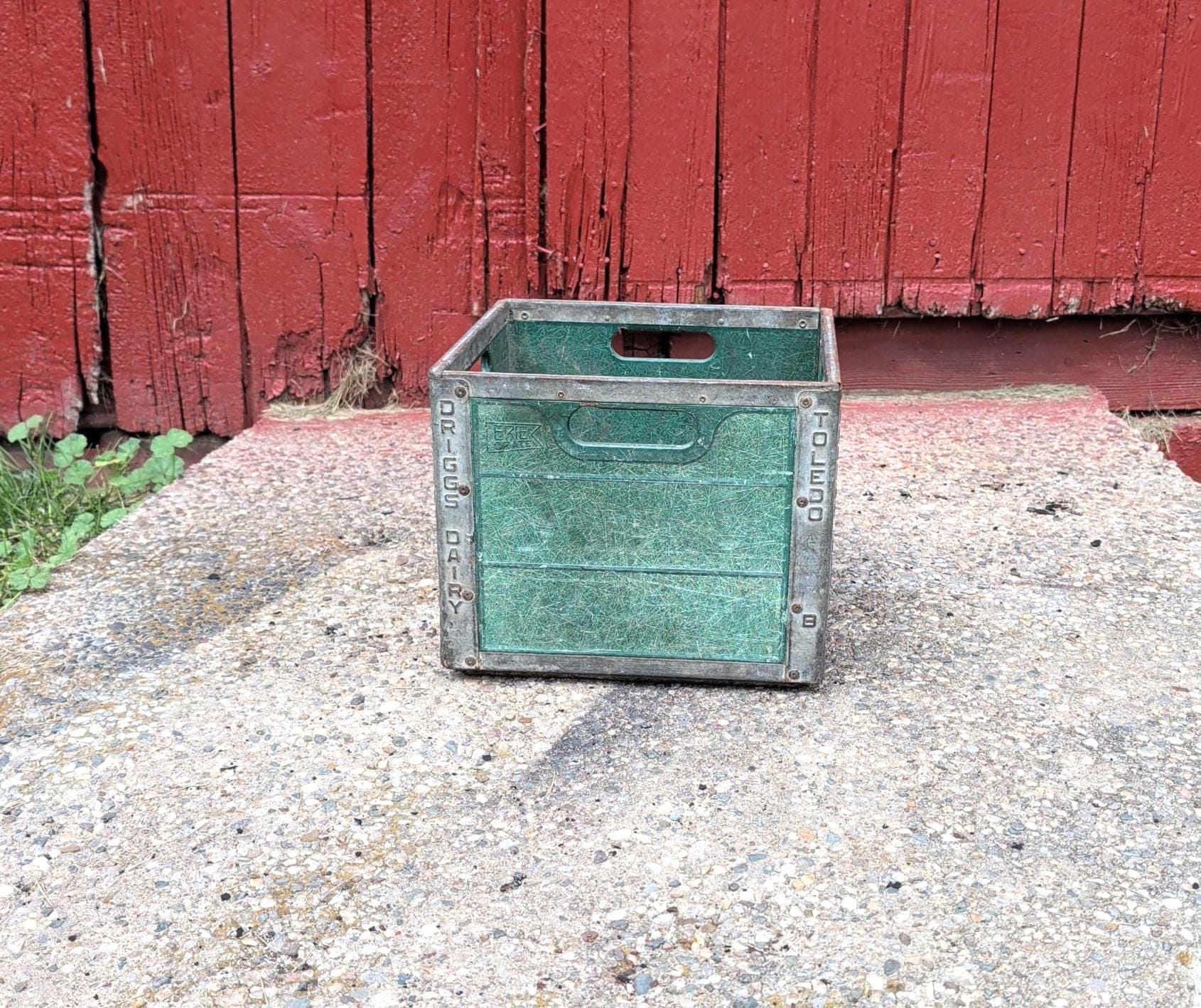 Vintage Dairy Crates - Etsy Vintage Dairy Crates - Etsy